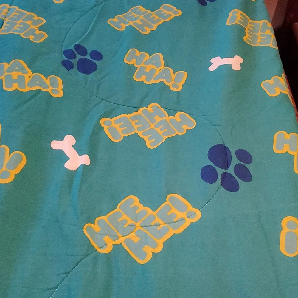 Vintage ? Scooby Doo & Shaggy Twin Bed Comforter Quilted & Reversible USA Kids